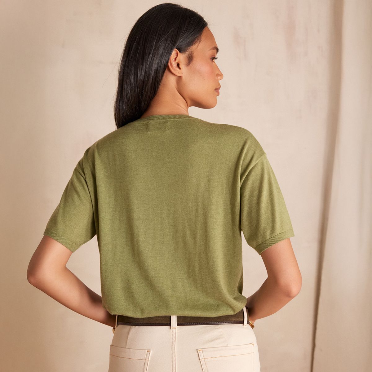 MAISON 123 - Sweater Manga Corta Mujer Maison 123