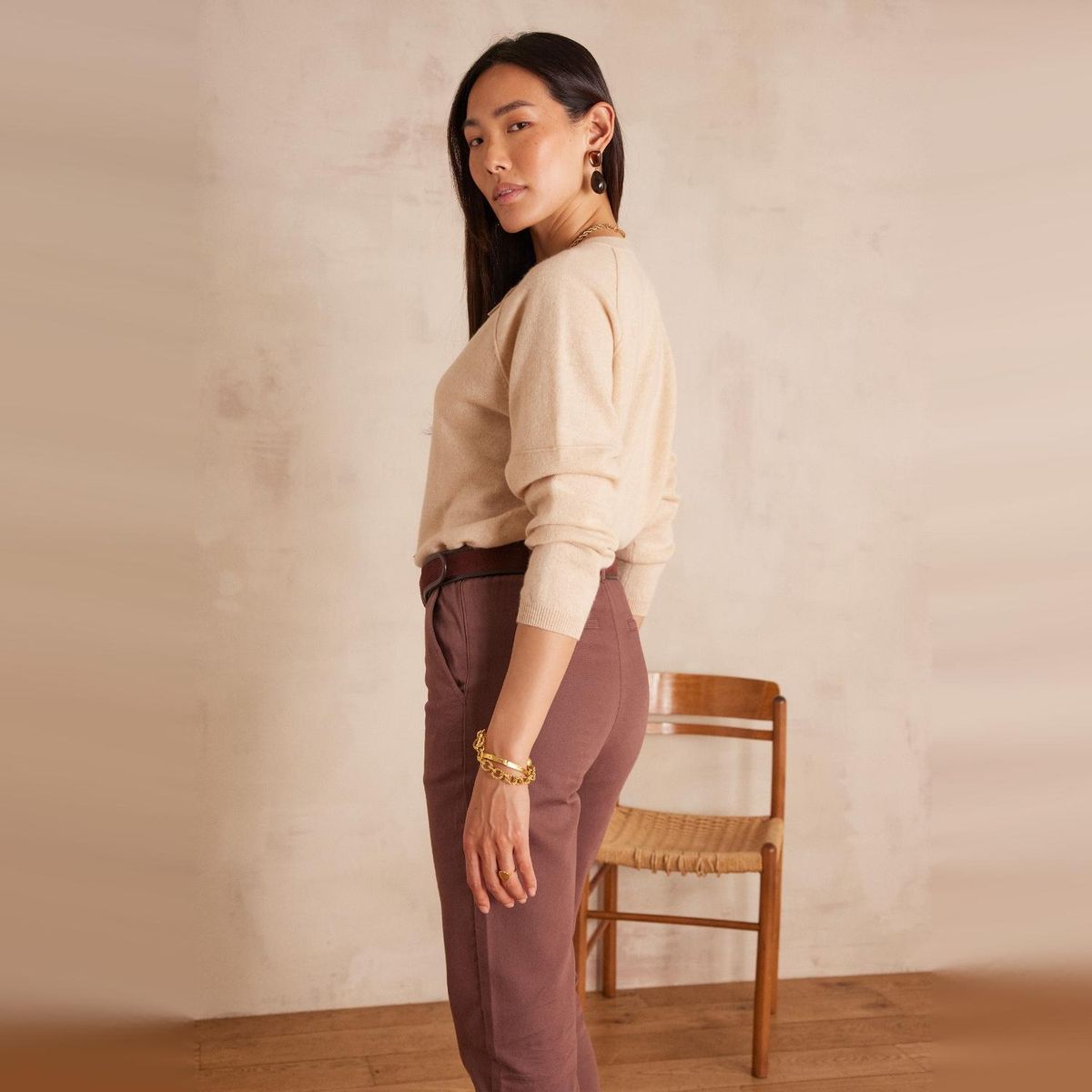 MAISON 123 - Chaleco Botones Cashemere Mujer Maison 123