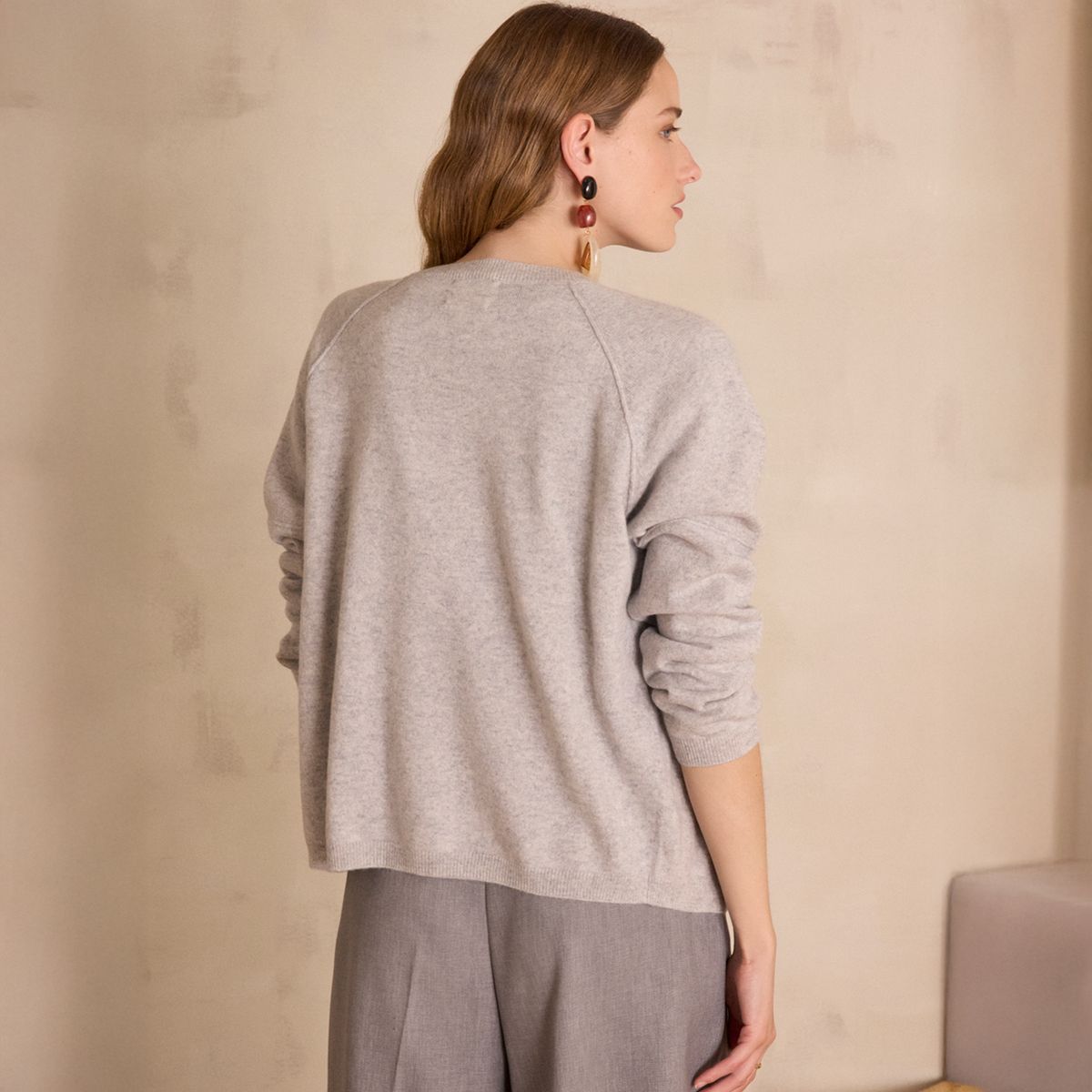 MAISON 123 - Chaleco Botones Cashemere Mujer Maison 123