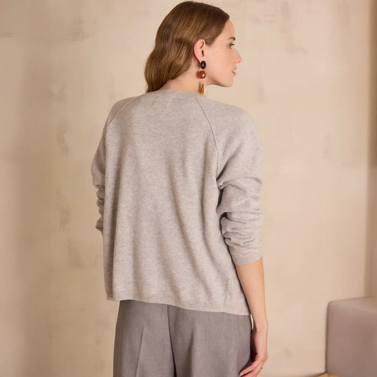 MAISON 123 - Chaleco Botones Cashemere Mujer Maison 123