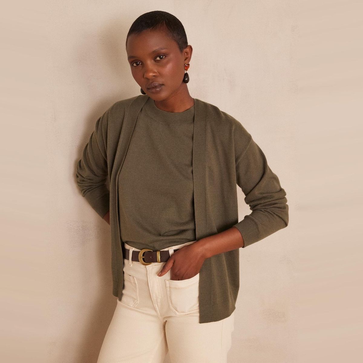 MAISON 123 - Chaleco Frente Abierto Mujer Maison 123