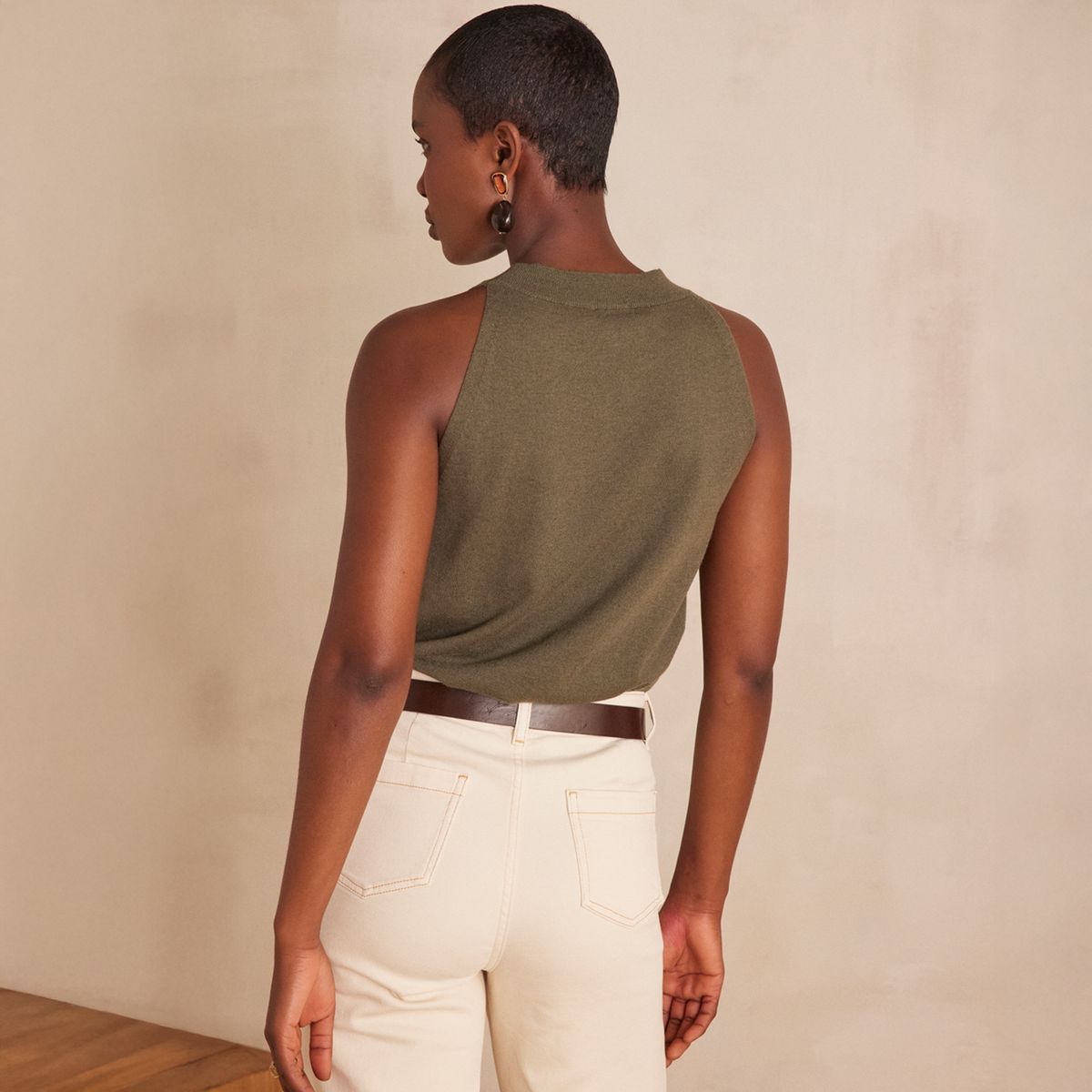 MAISON 123 - Polera Frente Abierto Mujer Maison 123