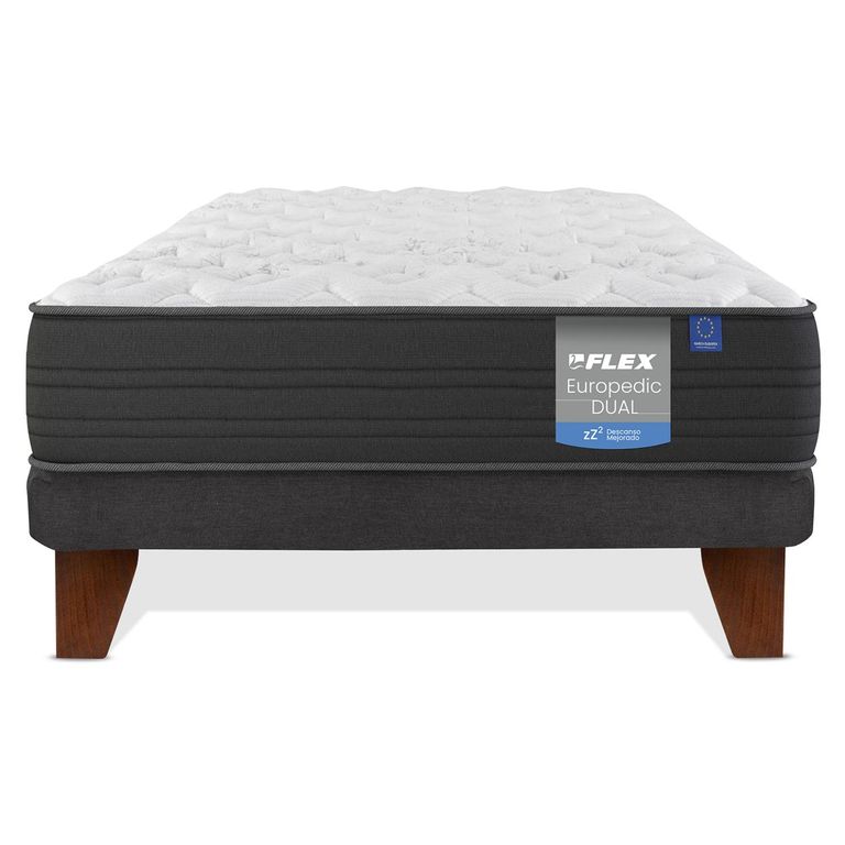 FLEX Cama Europea Europedic Dual 1 Plaza (90x190)