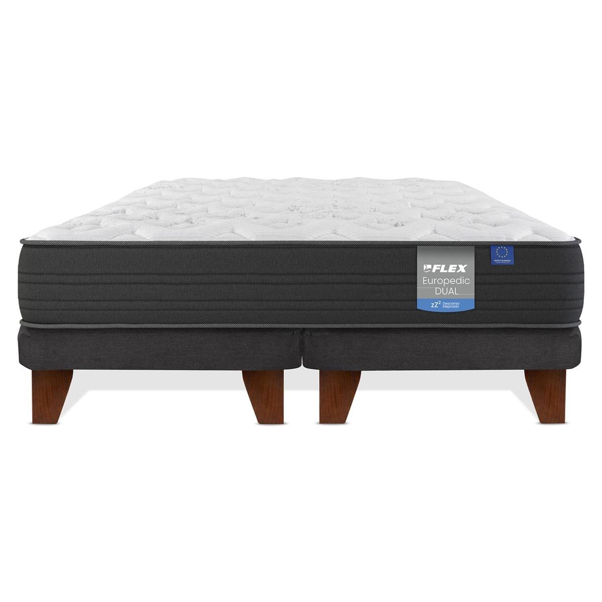 FLEX - Cama Europea Europedic Dual 2 Plazas (150x200) Flex