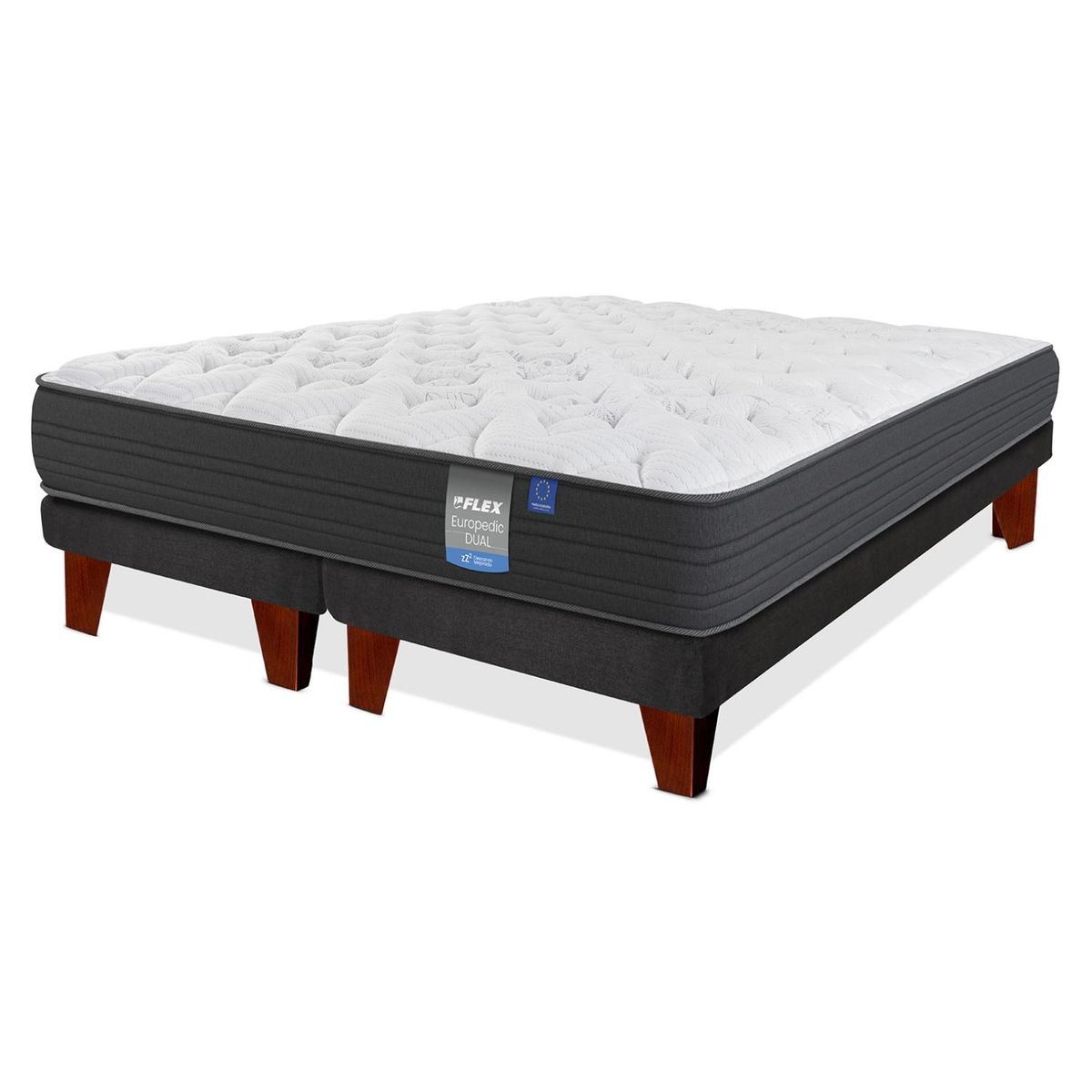 FLEX - Cama Europea Europedic Dual 2 Plazas (150x200) Flex