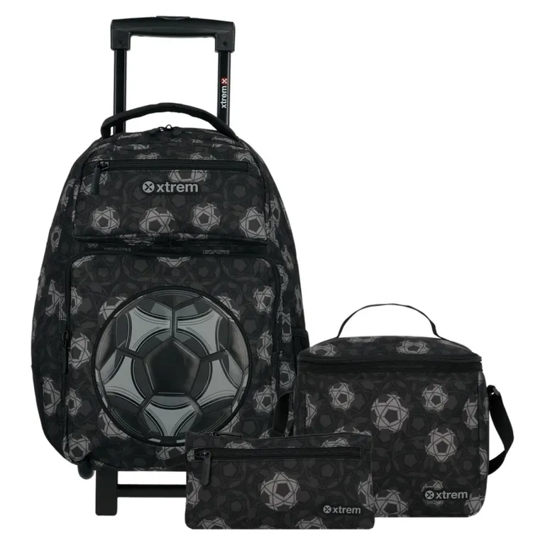 Runpack 6Xt Mochila Con Ruedas + Lonchera + Estuche