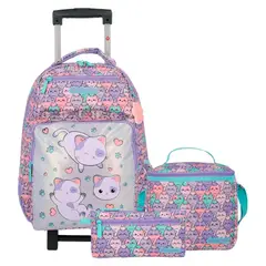 XTREM - Runpack 6Xt Mochila Con Ruedas + Lonchera + Estuche