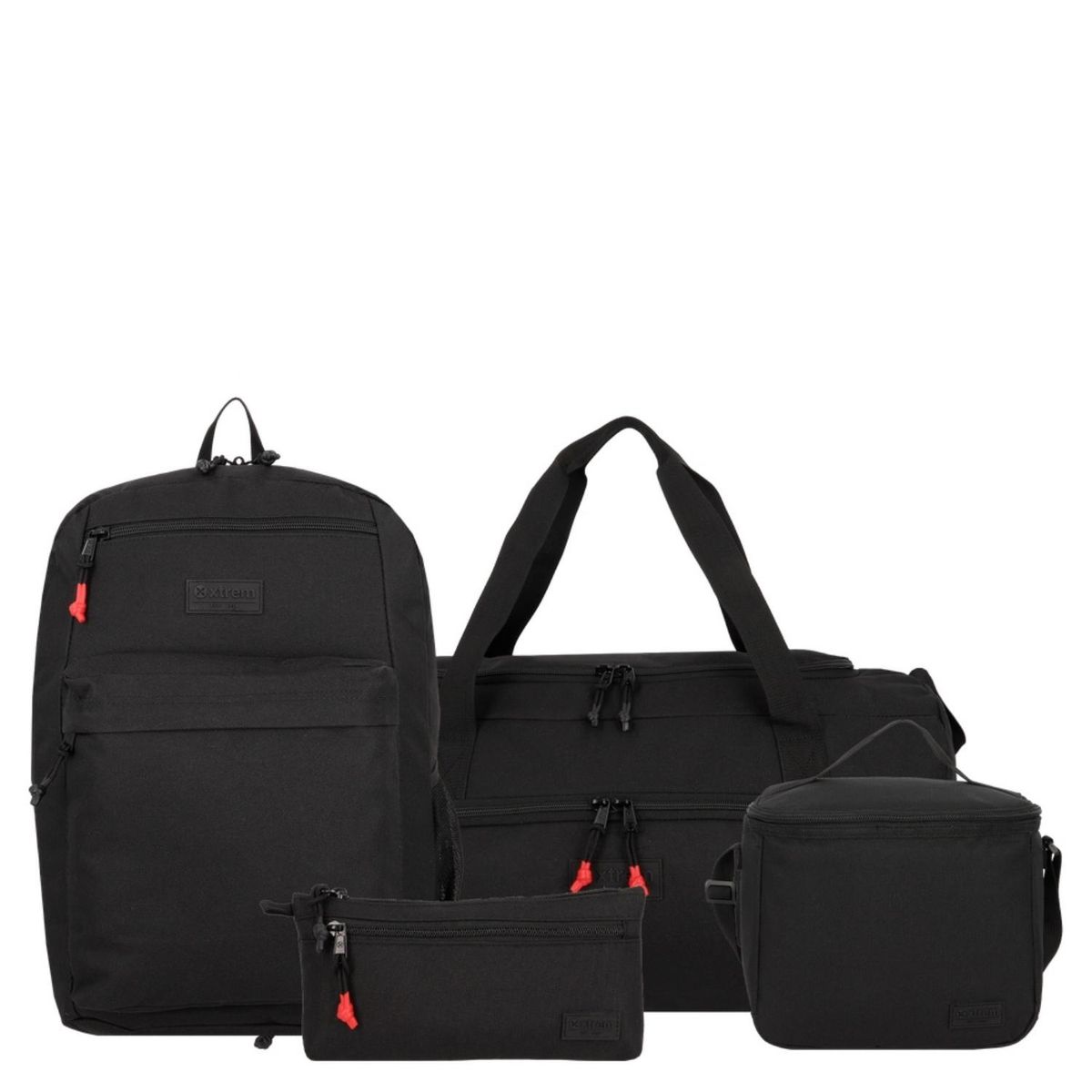 XTREM - Megapack 6Xt Mochila + Lonchera + Estuche + Bolso Xtrem