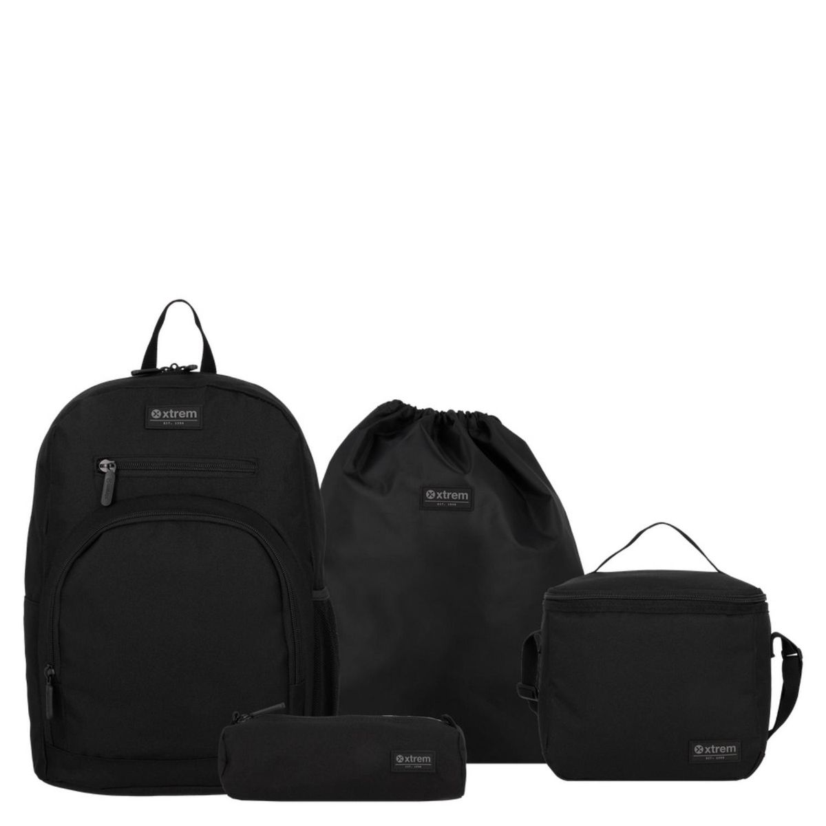 XTREM - Multipack 6Xt Mochila + Lonchera + Estuche + Bolso Xtrem