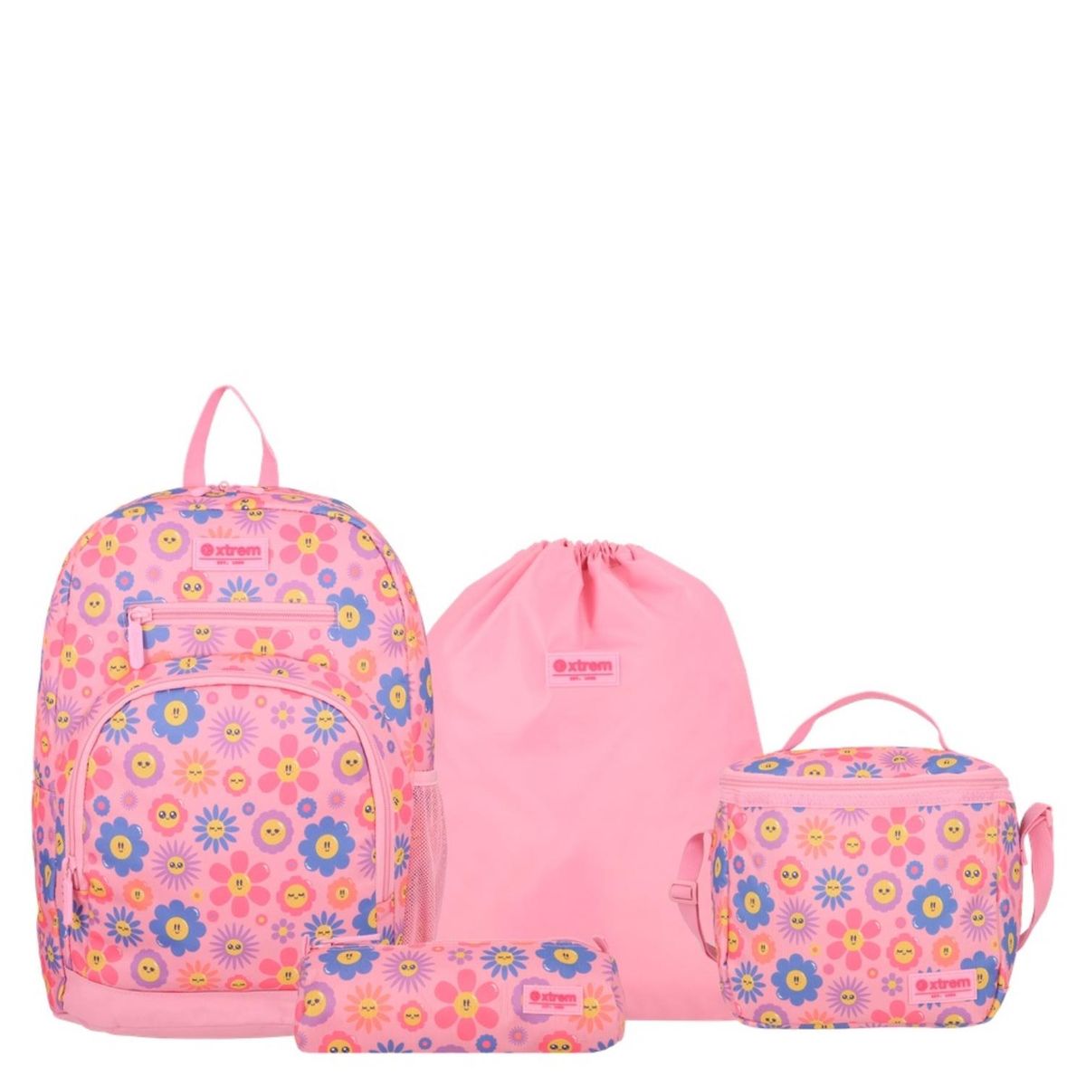 XTREM - Multipack 6Xt Mochila + Lonchera + Estuche + Bolso Xtrem