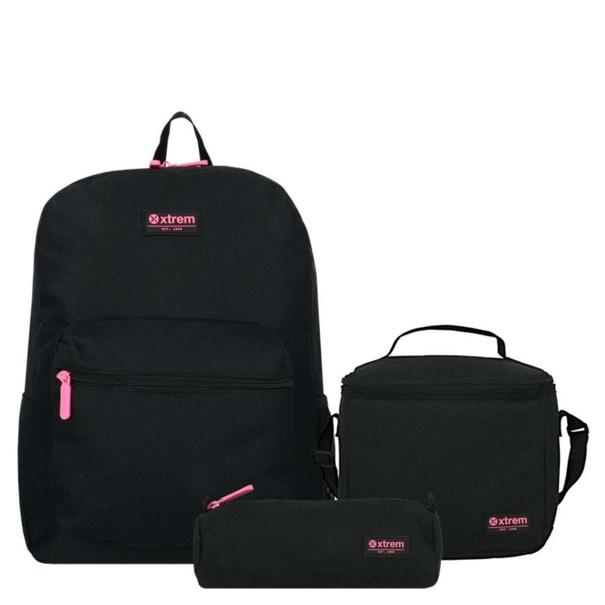 XTREM - Triple Pack 6Xt Mochila + Lonchera + Estuche Xtrem
