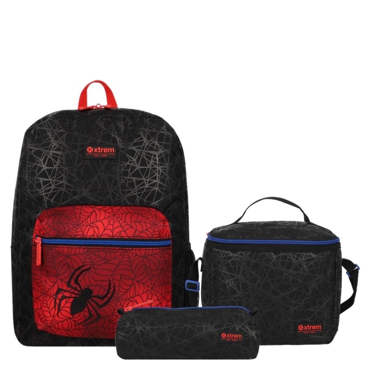 XTREM - Triple Pack 6Xt Mochila + Lonchera + Estuche Xtrem