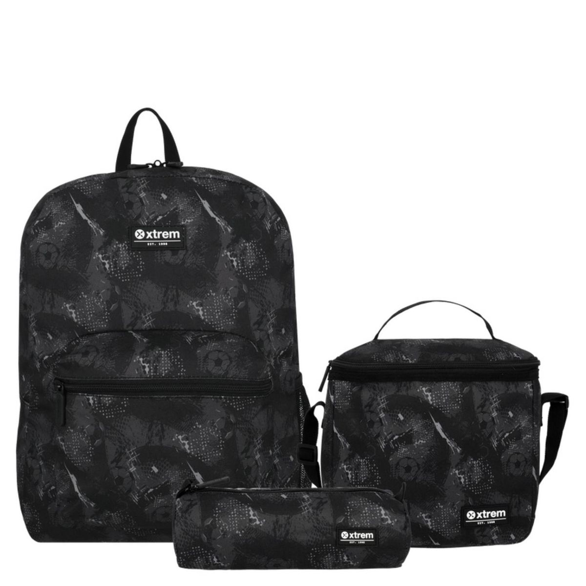 XTREM - Triple Pack 6Xt Mochila + Lonchera + Estuche Xtrem