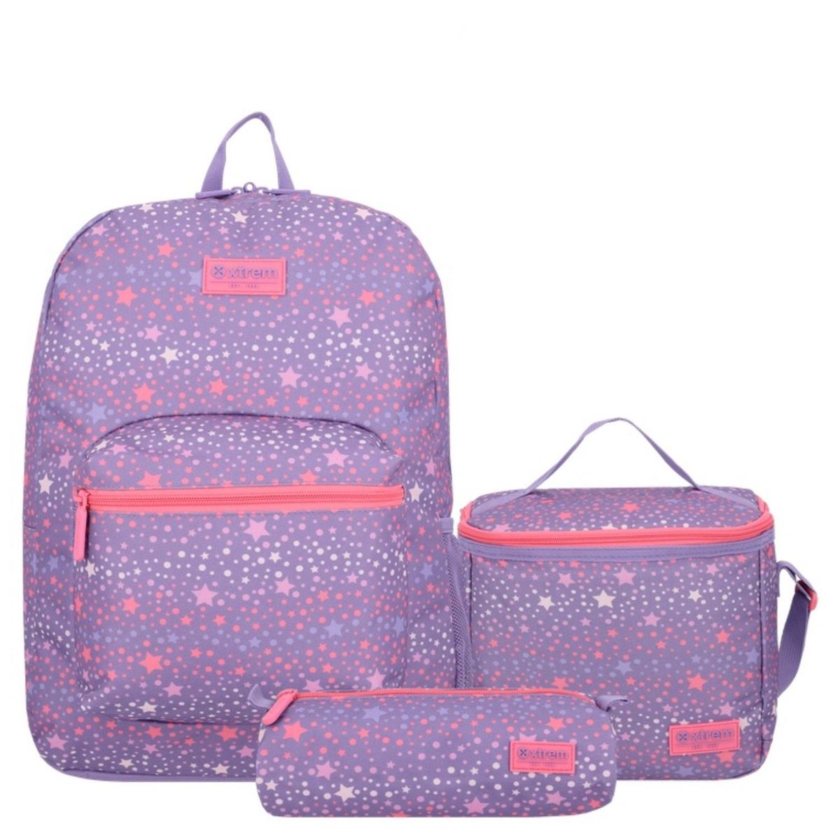 XTREM - Triple Pack 6Xt Mochila + Lonchera + Estuche Xtrem