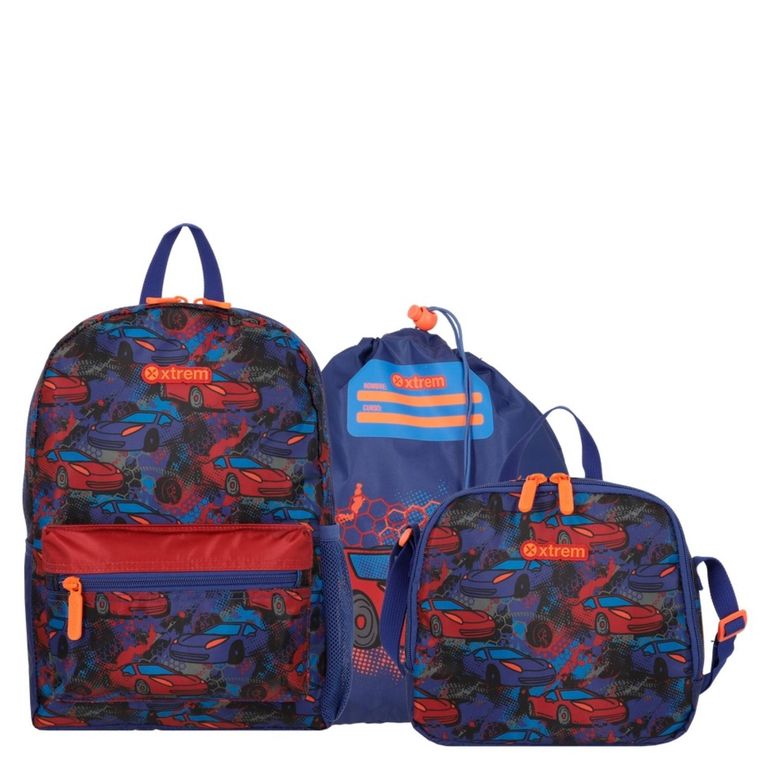 Minipack 6Xt Mochila + Bolso Con Cordón + Lonchera