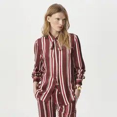 IKKS - Blusa Rayas con Lazo Mujer