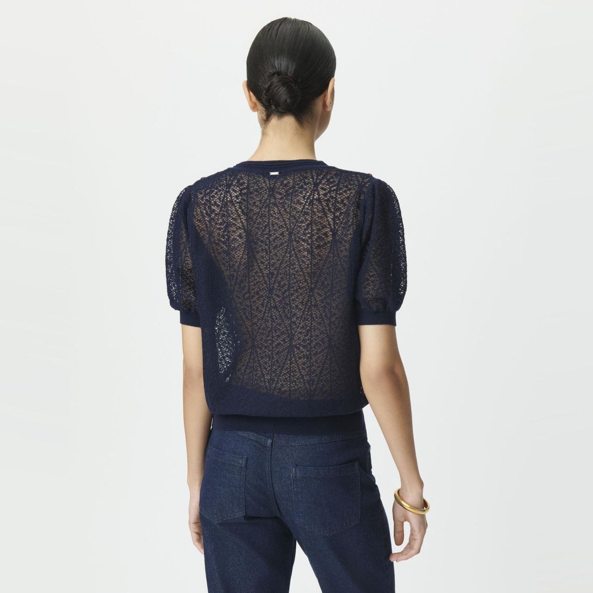IKKS - Sweater Punto Calado Mujer Ikks