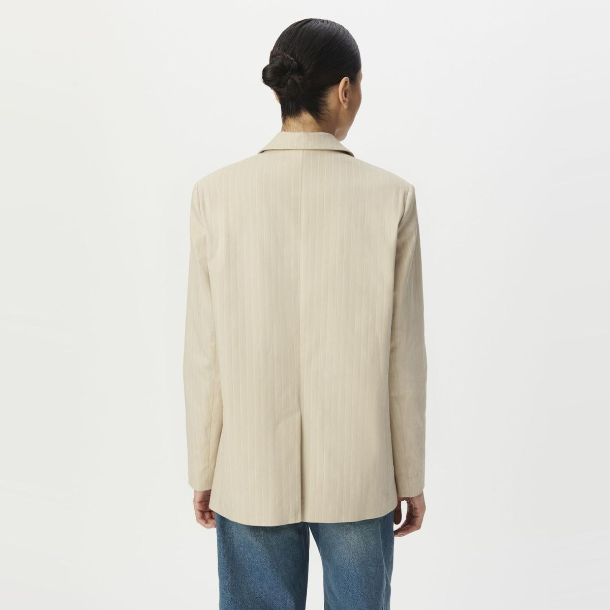 IKKS - Blazer Sastrero Rayas Algodón Mujer IKKS