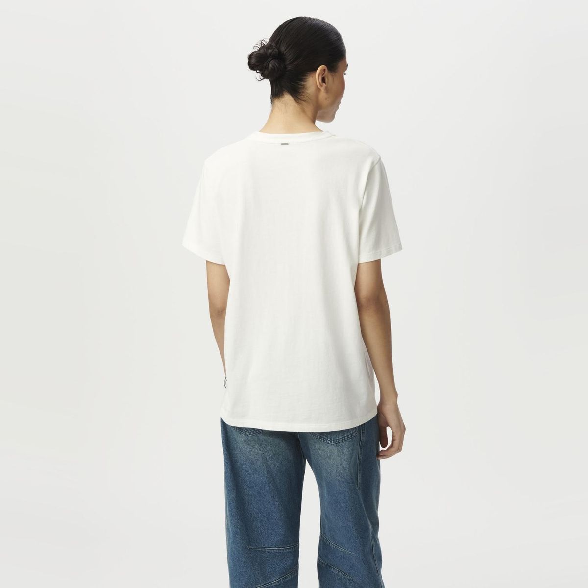 IKKS - Polera Manga Corta Estampada 100% Algodón Mujer IKKS