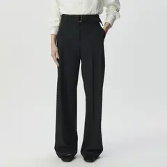 IKKS - Pantalón Sastrero Rayas con Cinturón Mujer