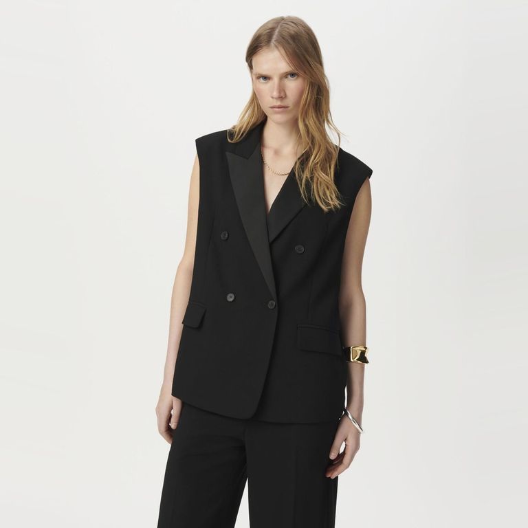 Blazer Sin Mangas Mujer
