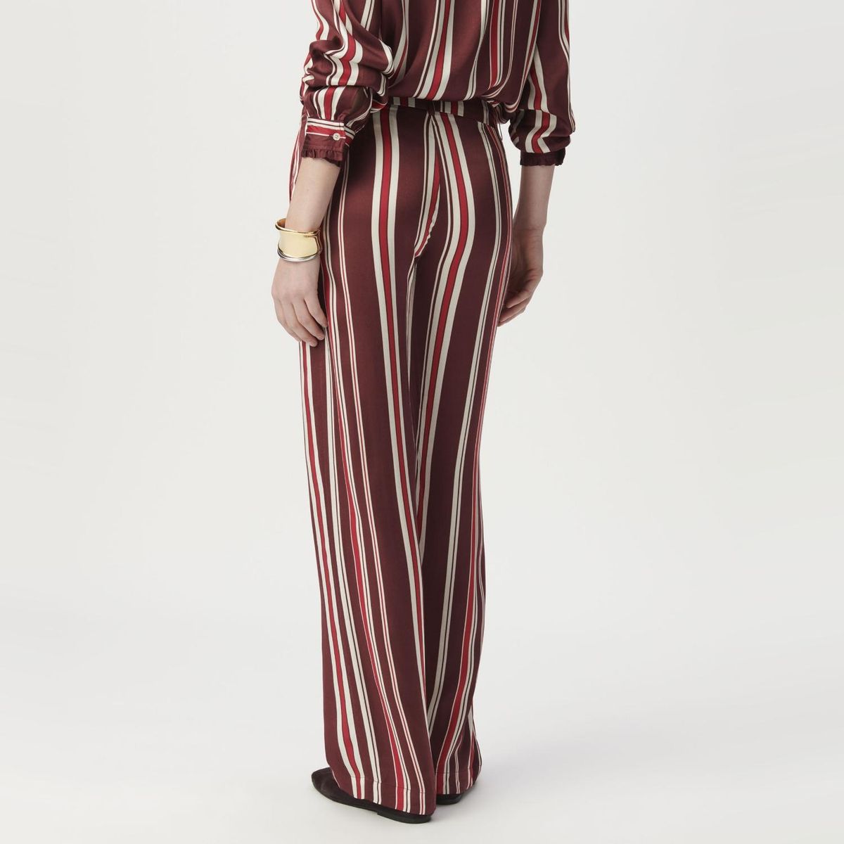 IKKS - Pantalón Ancho Rayas Mujer IKKS