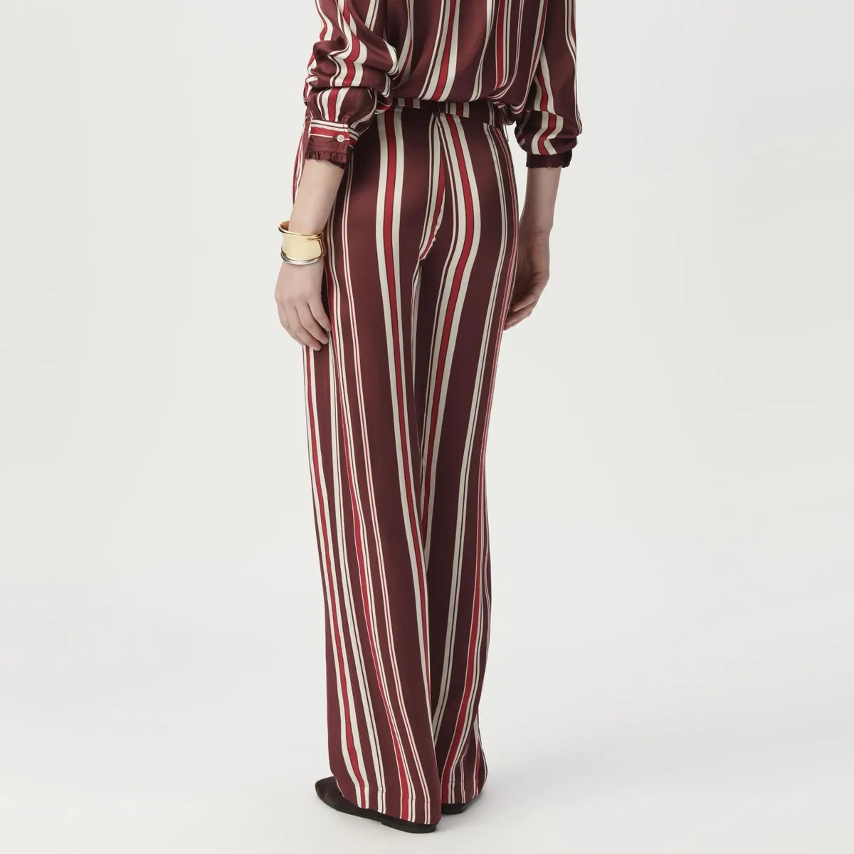 IKKS - Pantalón Ancho Rayas Mujer IKKS