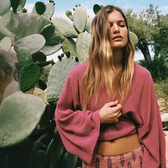 BROWNIE - Blusa Rustica Multiposicion Mujer