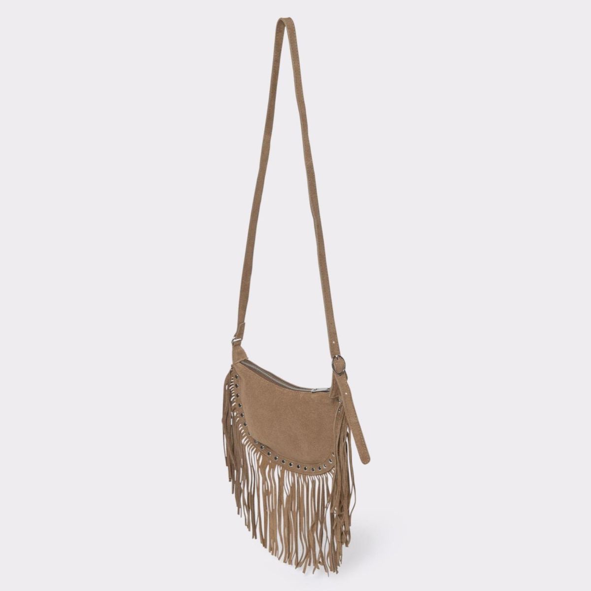BROWNIE - Bolso Bandolera Flecos Mujer Brownie