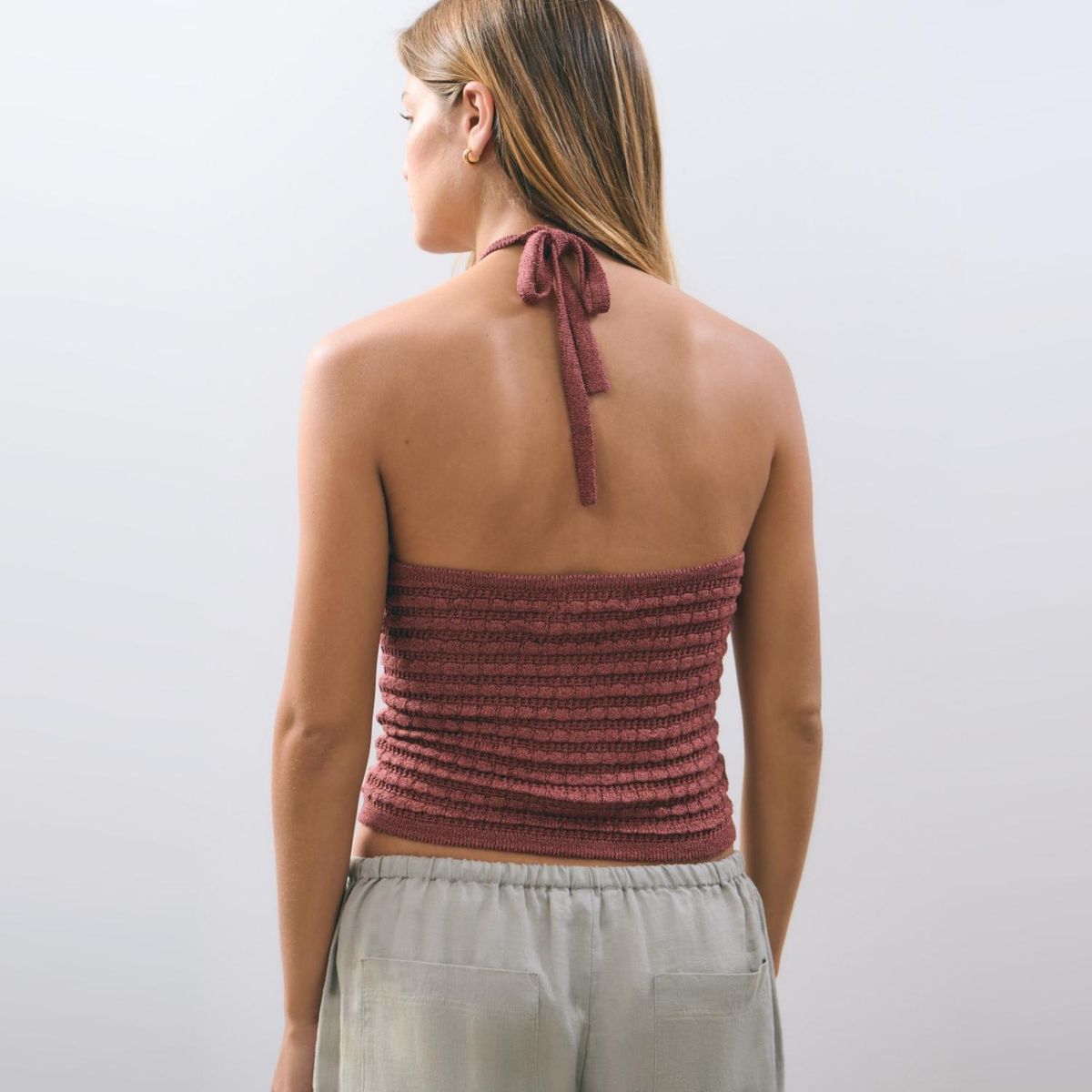 BROWNIE - Top Punto Textura Mujer Brownie