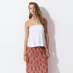 BROWNIE - Top Bandeau Smock Mujer