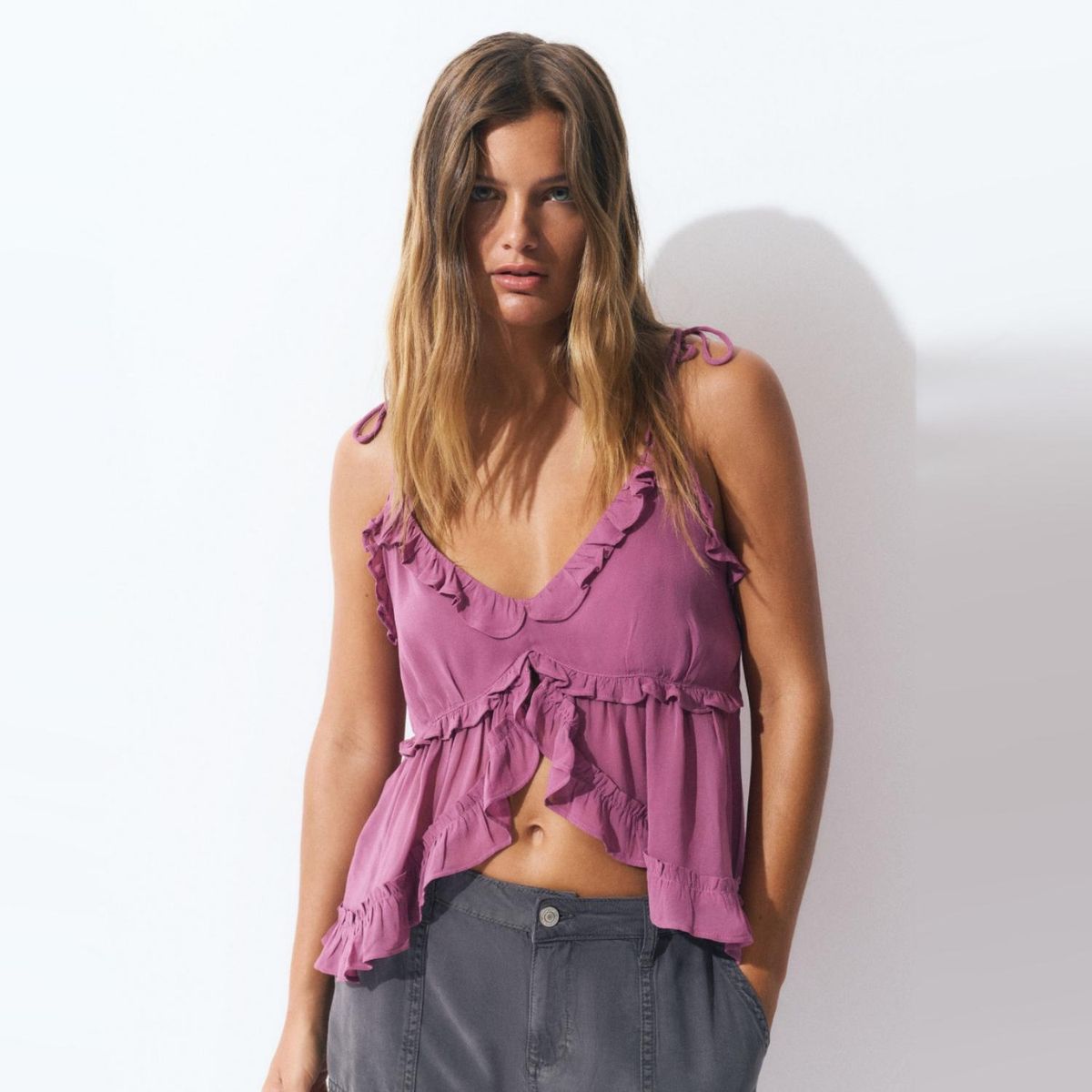 BROWNIE - Top Volantes Mujer Brownie