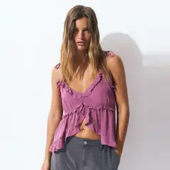 BROWNIE - Top Volantes Mujer