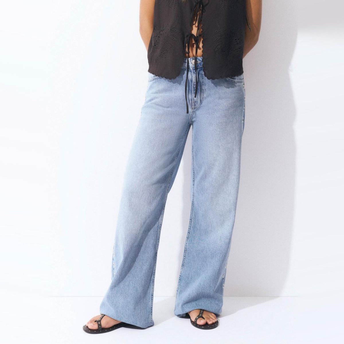 BROWNIE - Jeans Straight Mujer Brownie