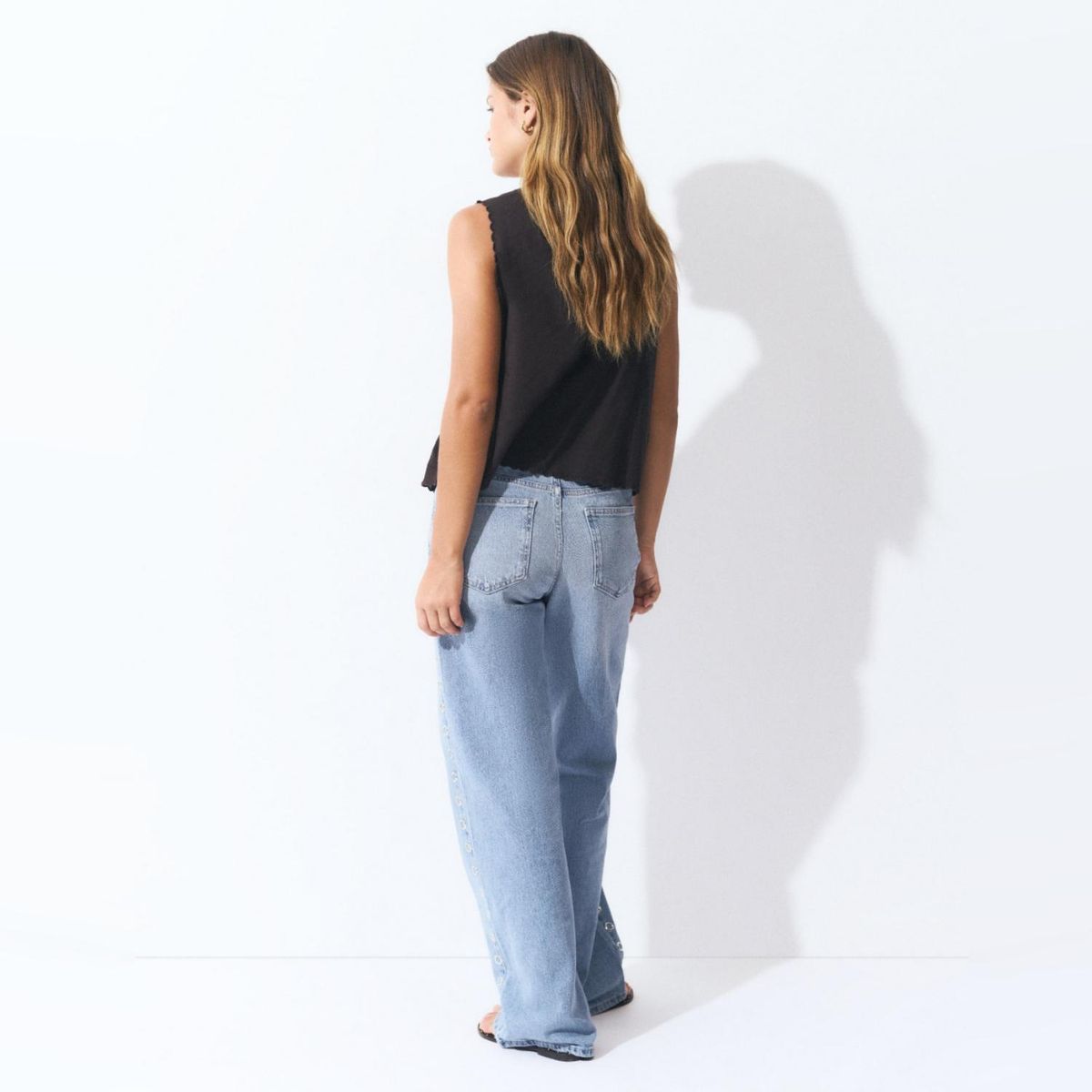 BROWNIE - Jeans Straight Mujer Brownie