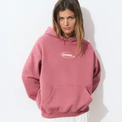 BROWNIE - Polerón Capucha Print Espalda Mujer