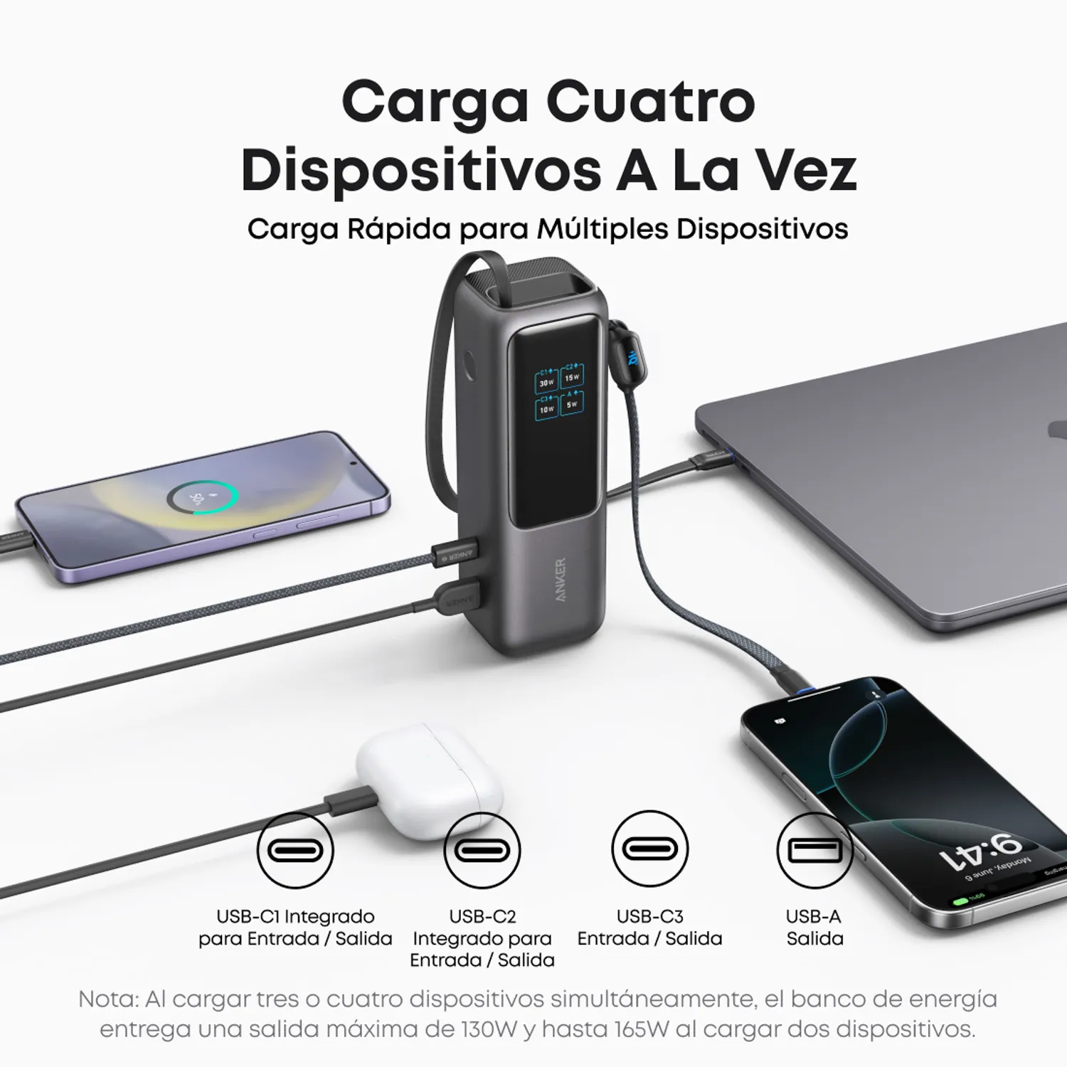 ANKER Power Bank Anker Laptop 25K 165W | Falabella Chile