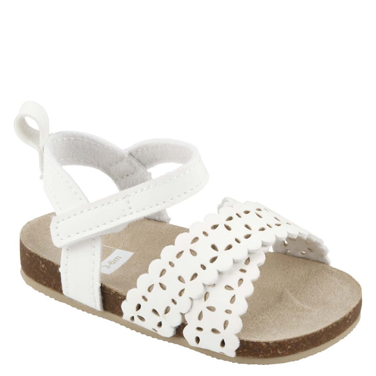 CARTER'S - Sandalias Corcho Gateadores Con Velcro Bebé Niña Carter's