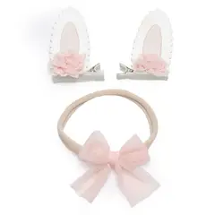 CARTER'S - Conjunto Cintillo y Pinzas Para El Pelo Bebé Niña