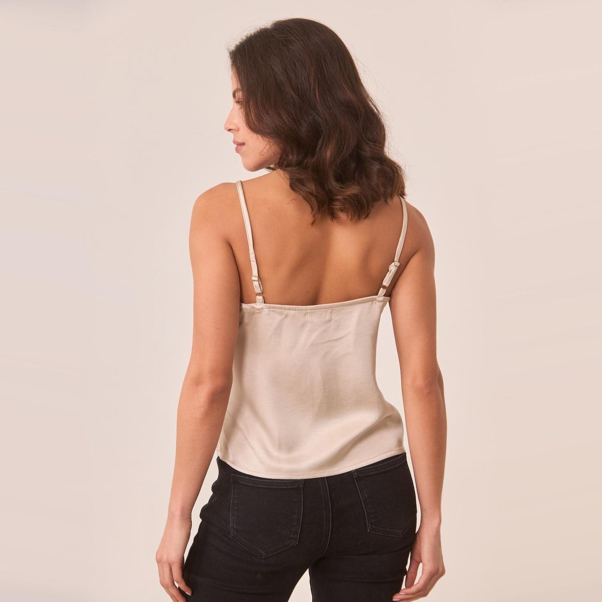 NKN - Blusa Tirantes con Detalle Bordado Mostacillas Mujer Nkn