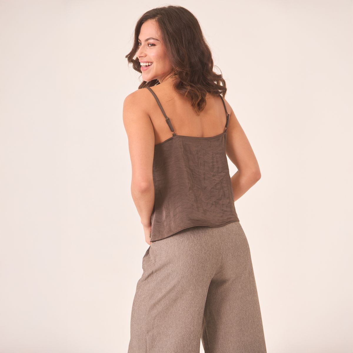 NKN - Blusa Tirantes con Detalle Bordado Mostacillas Mujer Nkn