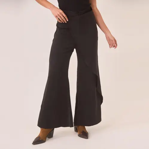 NKN - Pantalón Ancho con Aperturas Mujer