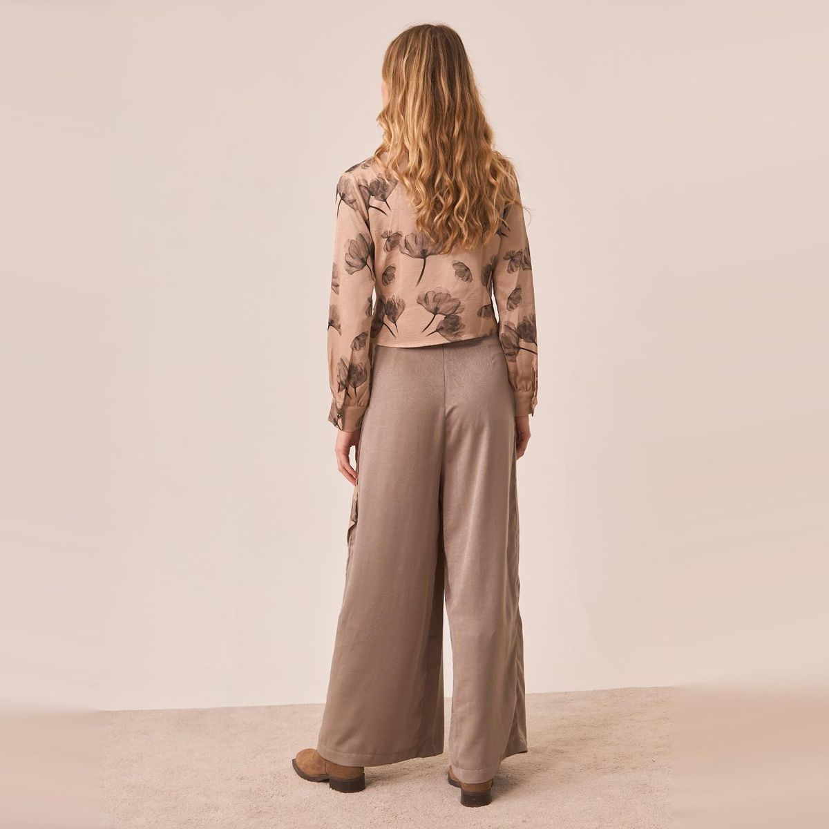 NKN - Blusa Estampada con Amarra Lateral Conjunto Mujer Nkn