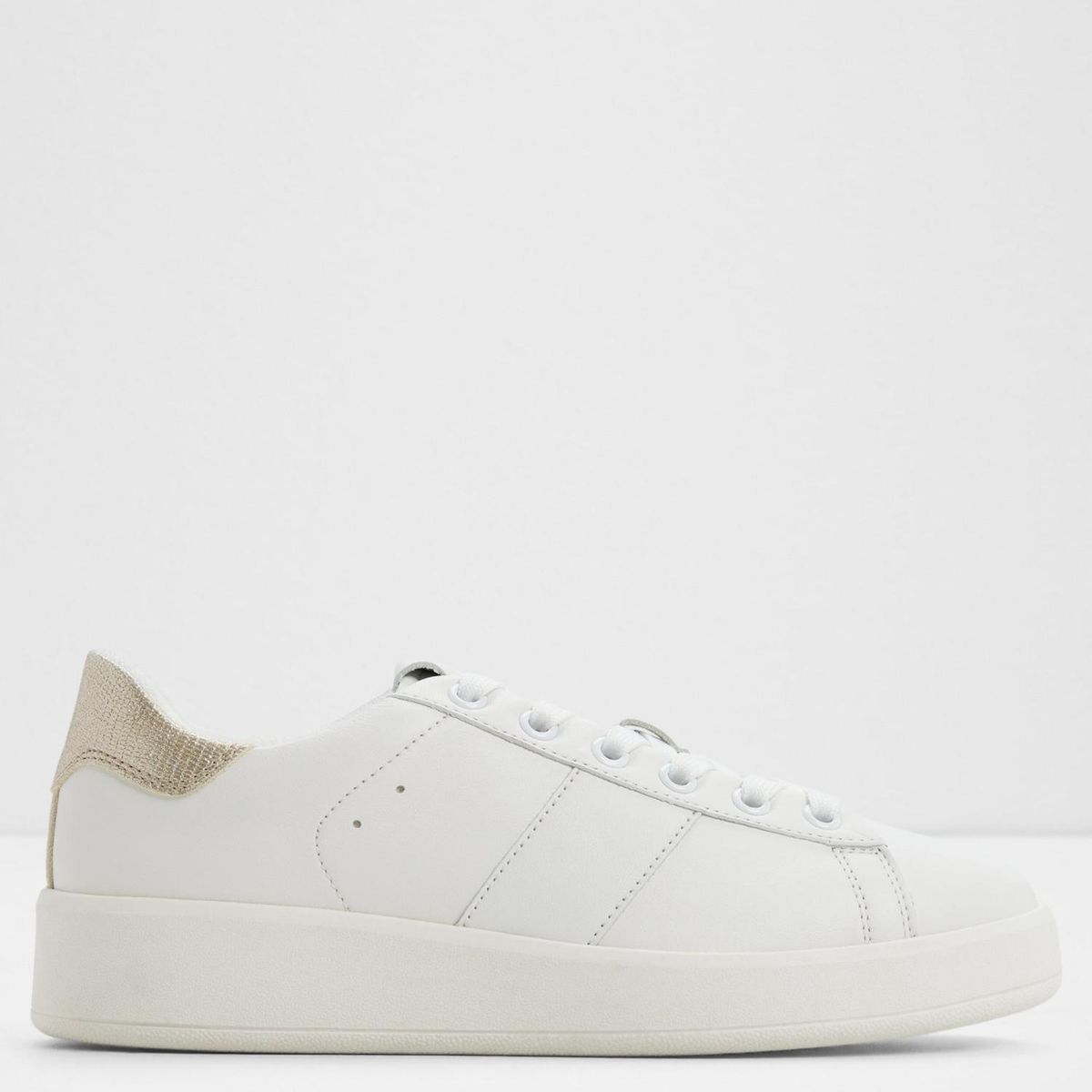 ALDO - Adrei Zapatilla Urbana Mujer Cuero Blanco Aldo