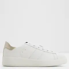 ALDO - Adrei Zapatilla Urbana Mujer Cuero Blanco