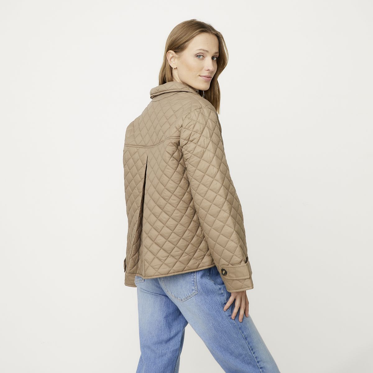 VERO MODA - Chaqueta Acolchada Cuello Polo Mujer Vero Moda