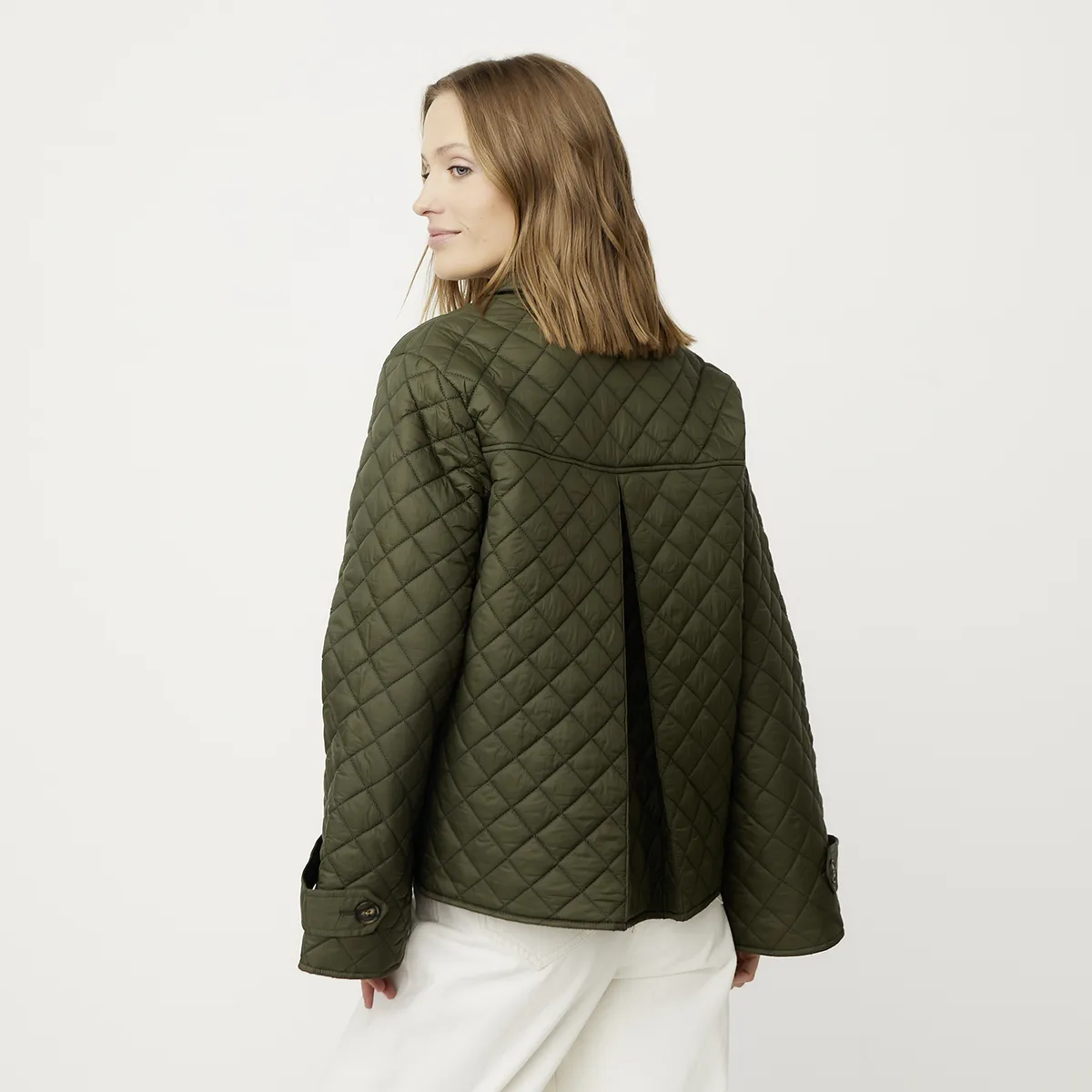 VERO MODA - Chaqueta Acolchada Cuello Polo Mujer Vero Moda