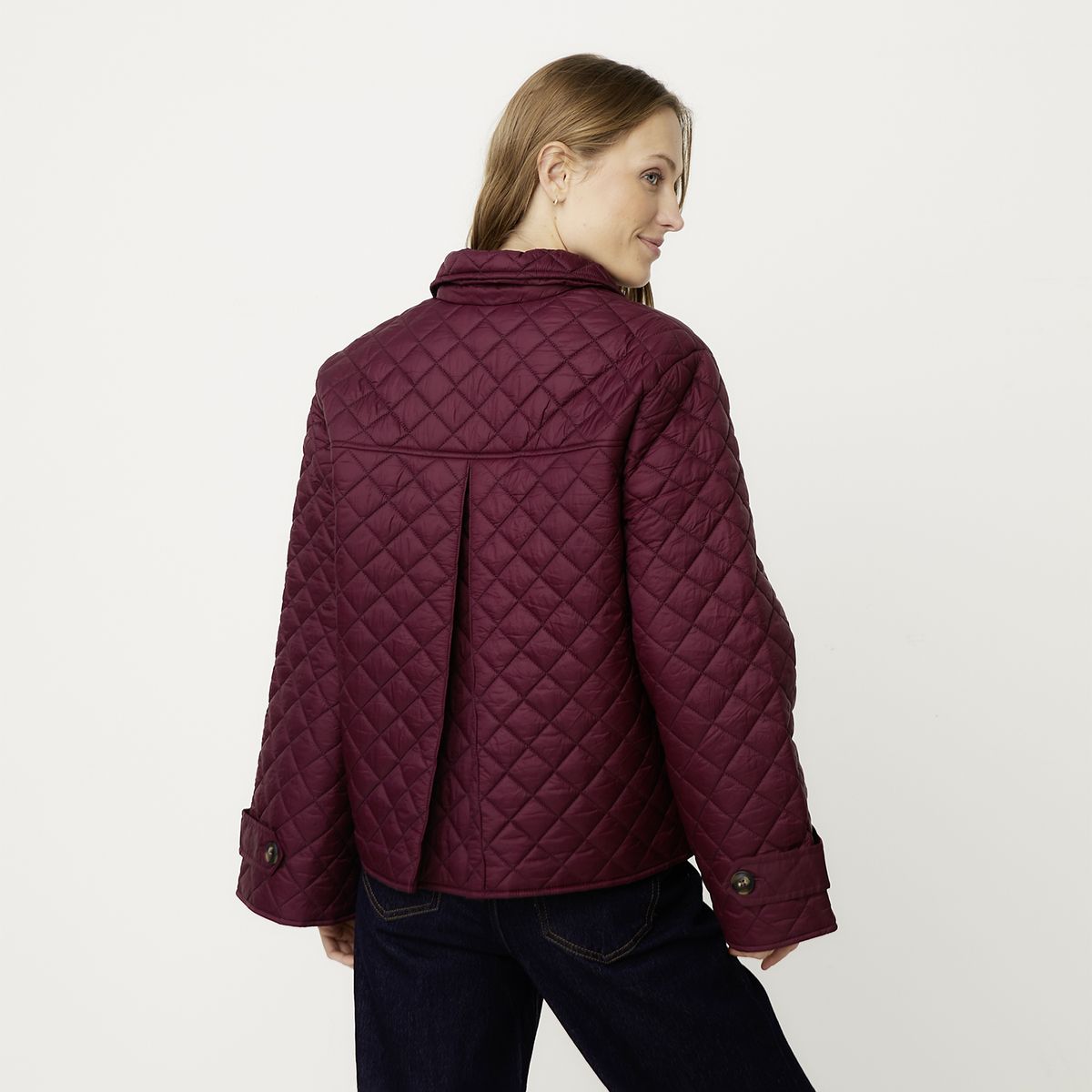 VERO MODA - Chaqueta Acolchada Cuello Polo Mujer Vero Moda