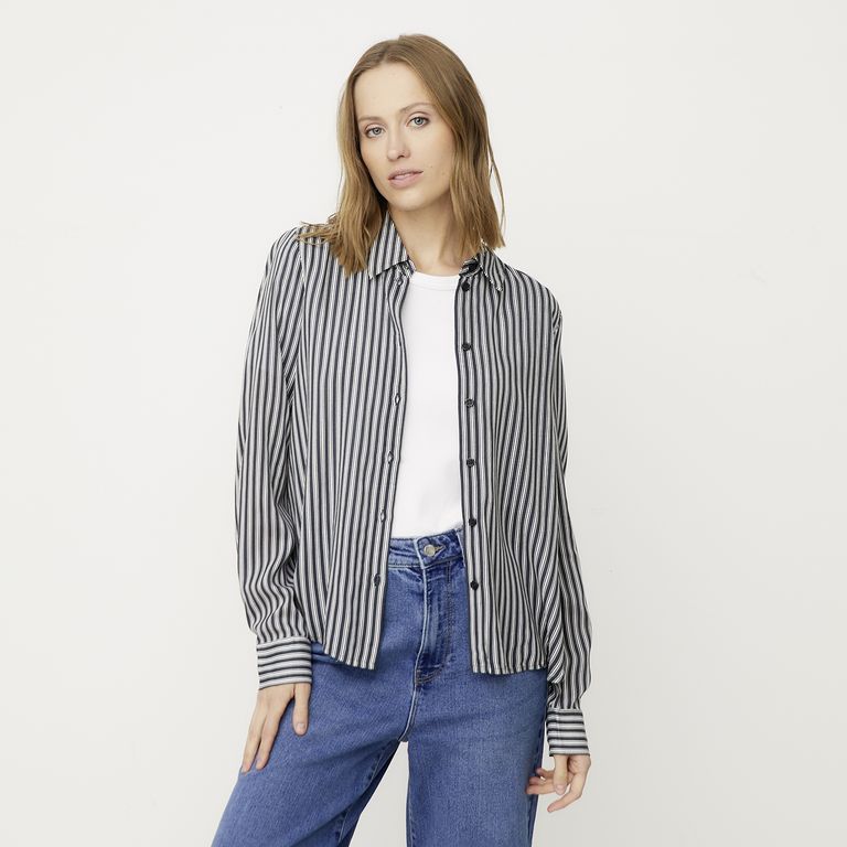 VERO MODA Blusa Estampada Rayas Mujer
