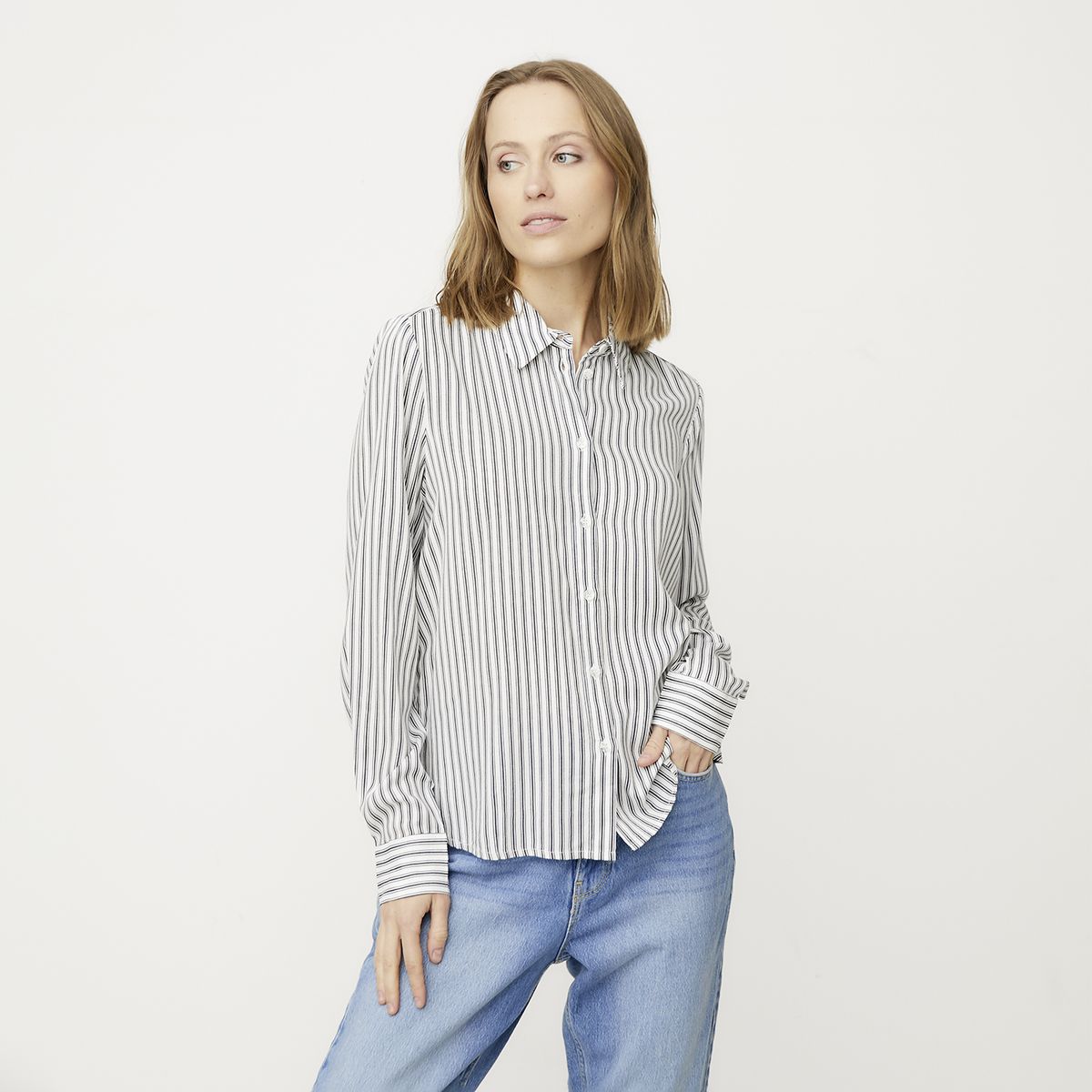VERO MODA - Blusa Estampada Rayas Mujer Vero Moda
